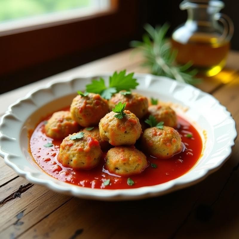 Albóndigas de Calabacín y Harina de Guisante: Receta Vegana sin Soja en Olla Lenta