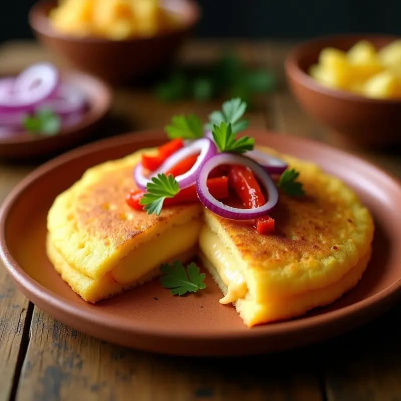 Arepa Venezolana de Yuca y Queso de Guayaba: Desayuno Sin Gluten y Alta en Energía