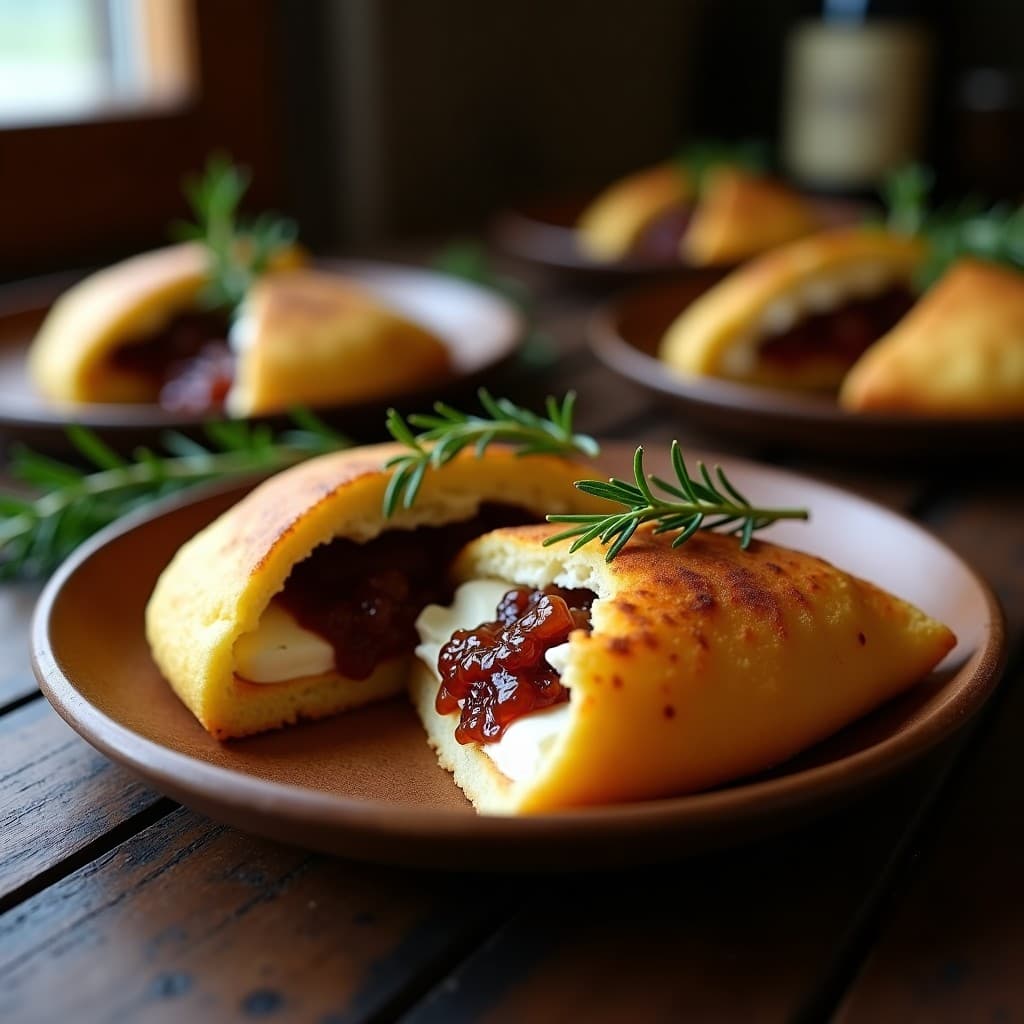Arepas Rellenas de Queso de Cabra y Mermelada de Cebolla: Receta Venedolana en Olla Express