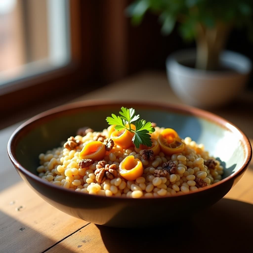 Bowl de Trigo Sarraceno con Hongos Chanterelle y Reducción de Pedro Ximénez: Receta de Otoño en Olla Express