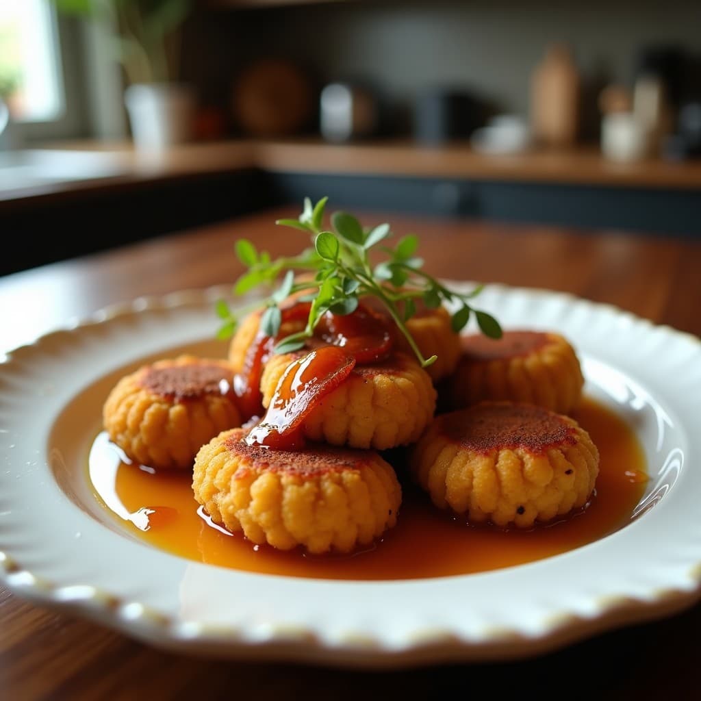 Brochetas de Dátiles y Bacon Vegano con Vinagreta de Miel de Agave: Receta Fusion
