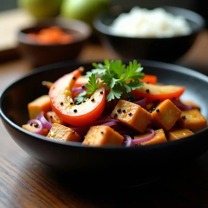 Bulgoogi de Tofu y Peras: Receta Coreana Vegana con Salsa Teriyaki