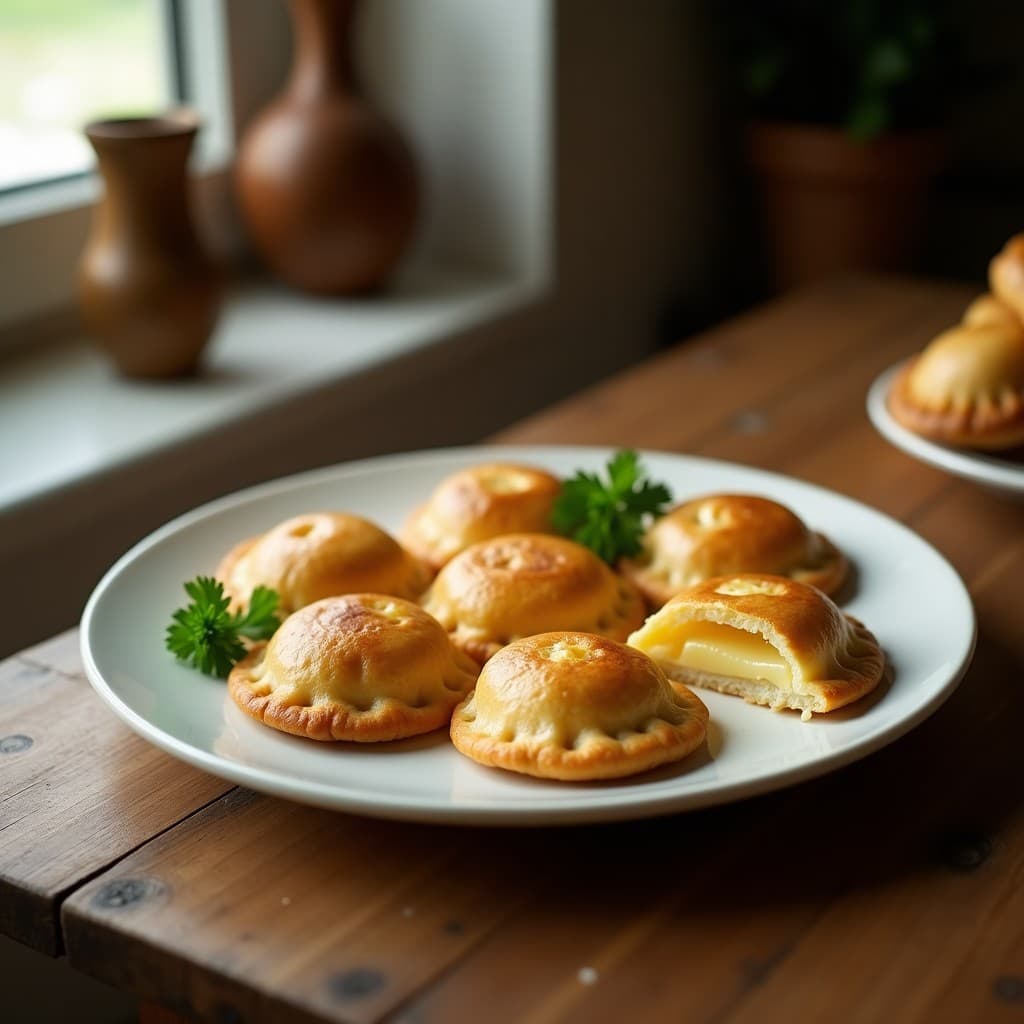 Empadas de Palmito y Queso Minas con Masa de Mandioca: Receta Brasileña Sin Gluten