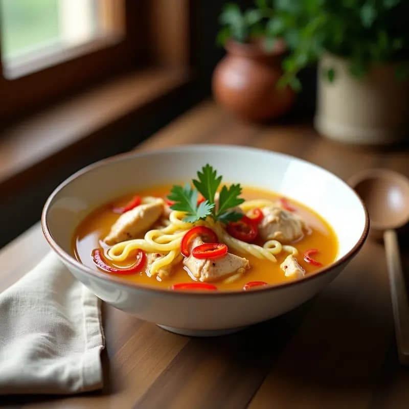 Sopa Leksó de Pollo y Pimentón: Receta húngara reconfortante en olla exprés