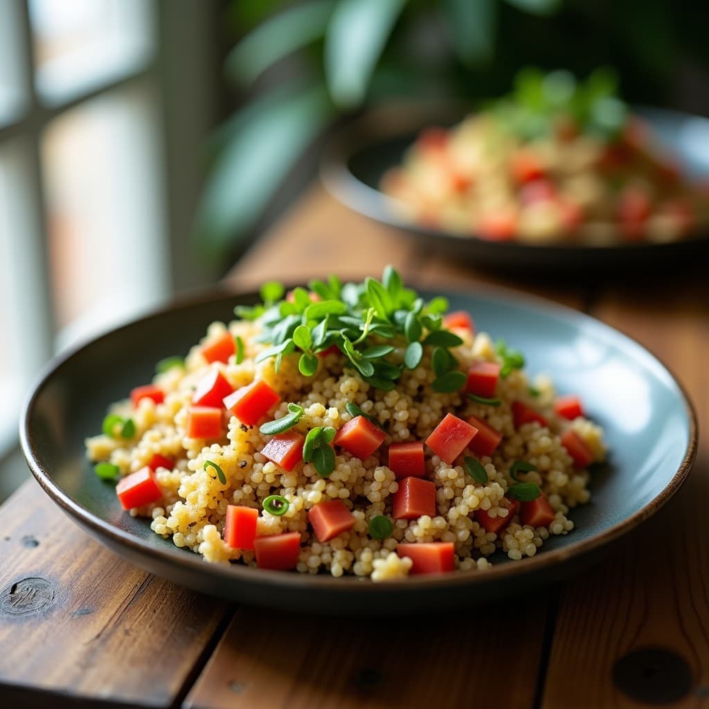 Ensalada de Quinoa en Tarro (Meal Prep)