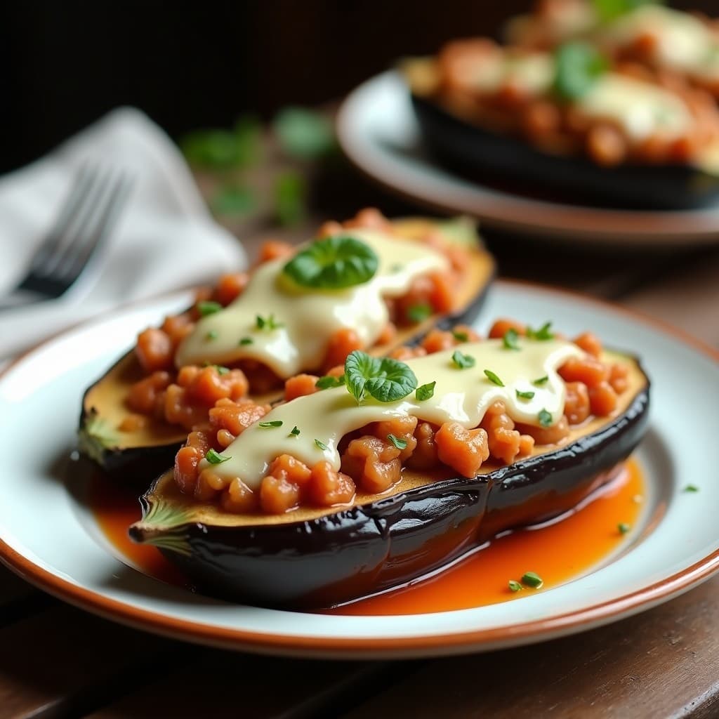 Berenjenas Rellenas de Atún
