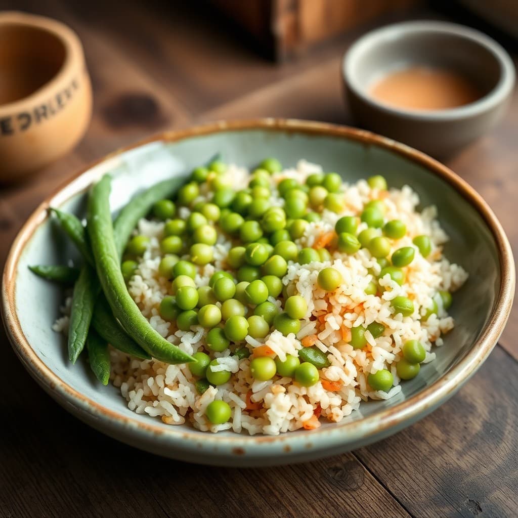 Bowl de Arroz, Edamame y Salmón Glaseado