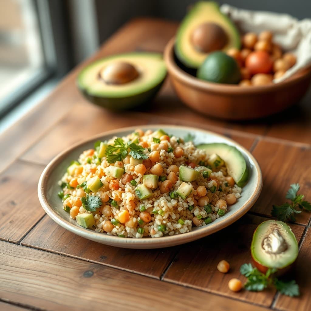 Ensalada de Quinoa y Aguacate