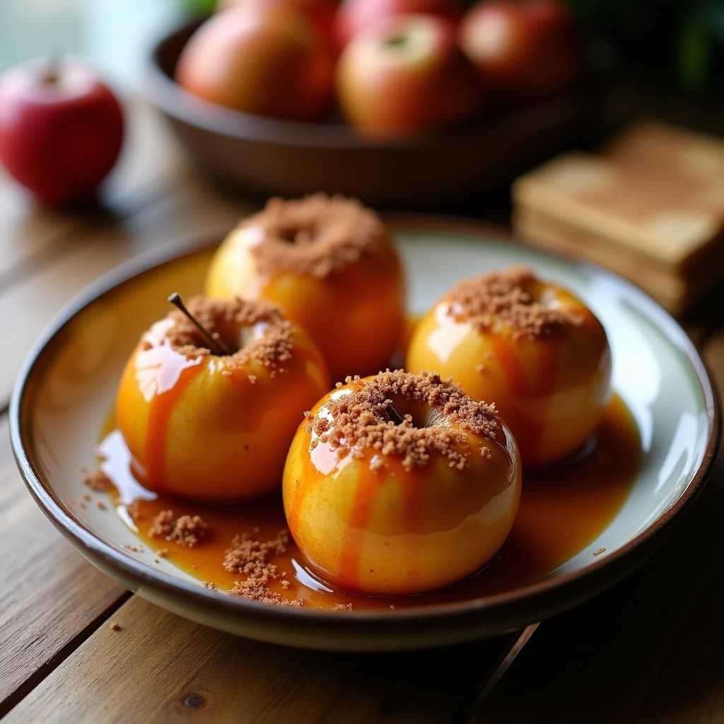Manzanas Asadas con Canela al estilo de la Abuela (Express)