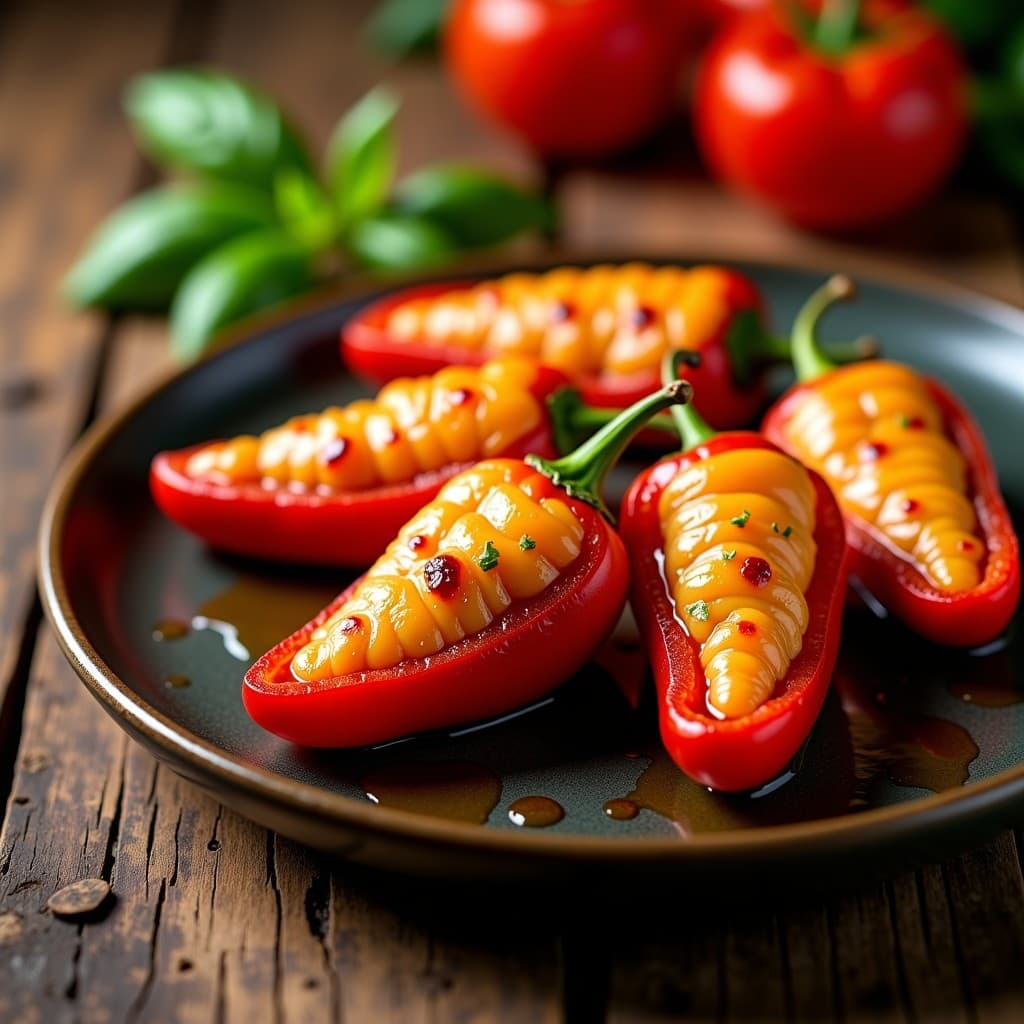 Pimientos del Piquillo Rellenos de Bacalao