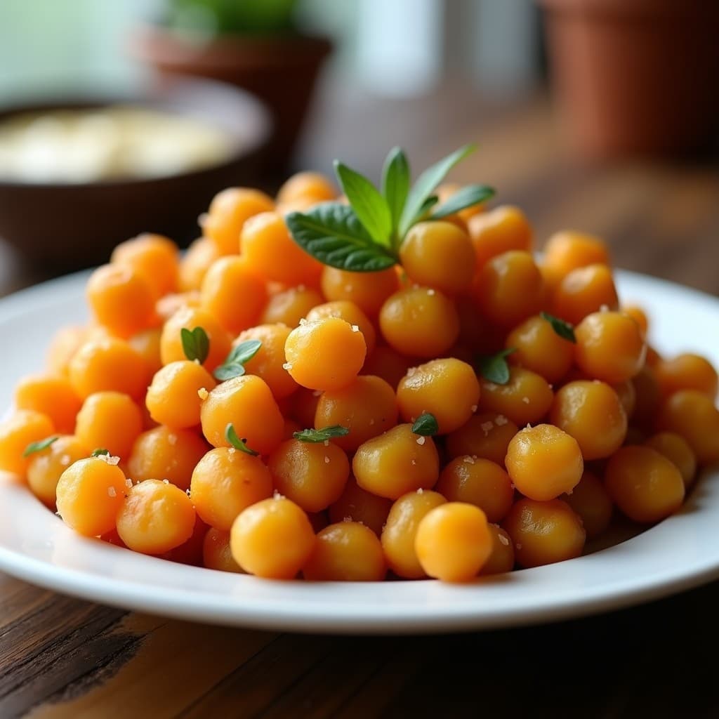 Garbanzos Crujientes al Horno (Snack Especiado)