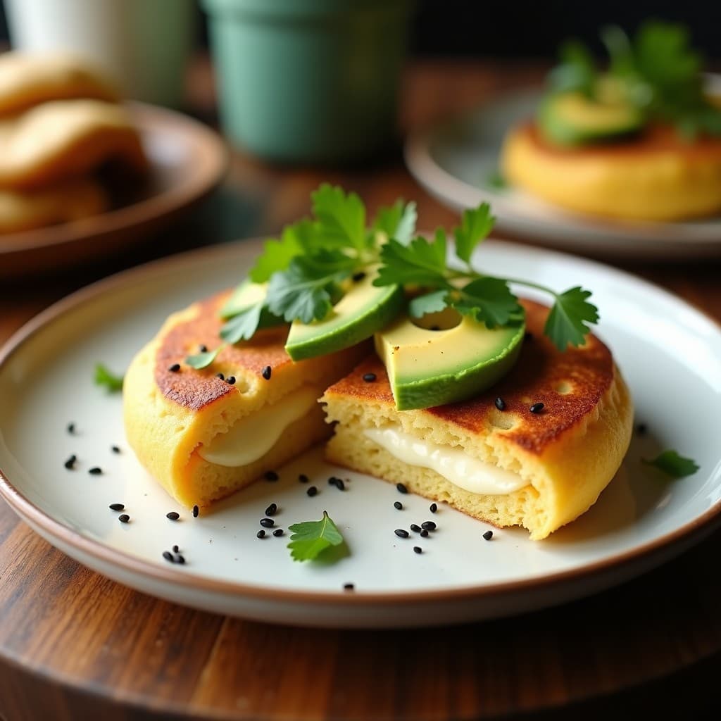 Arepa de Almendra Rellena de Queso Vegano: Receta Sin Gluten y Sin Lácteos
