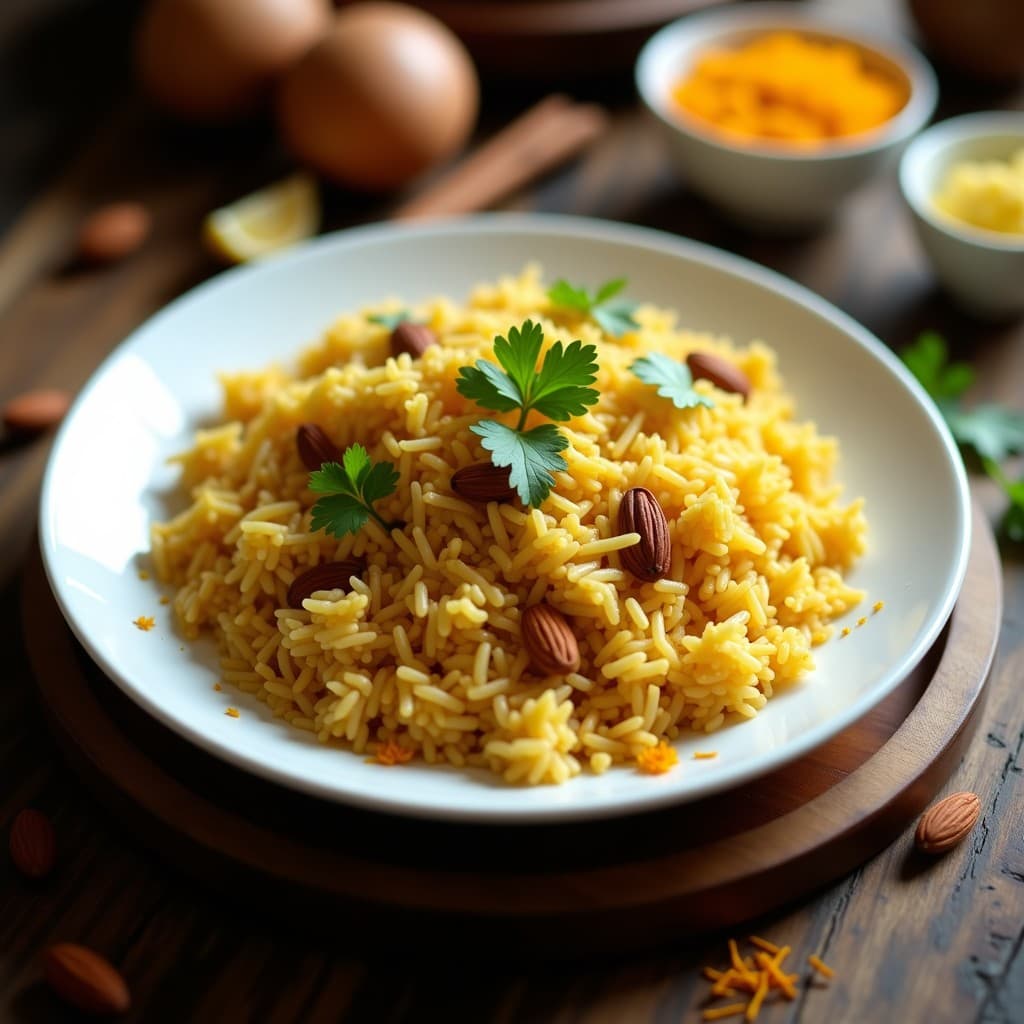 Arroz Balti con Pollo y Pasas: Receta Pakistana en Olla Exprés