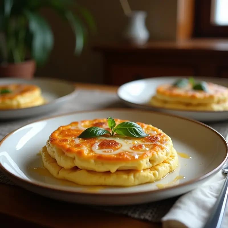 Banitsa búlgara de espinacas y queso feta en hoja de strudel, dorada y crujiente, cortada en porciones espirales sobre una bandeja de horno con semillas de sésamo espolvoreadas.