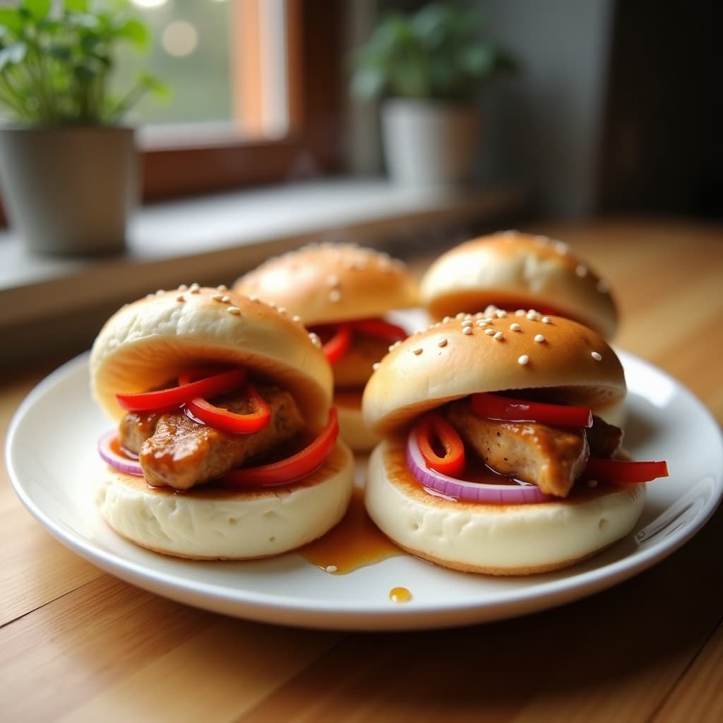 Bao Buns de Pollo Teriyaki: Receta en Thermomix al Vapor y Jugosa en 20 Minutos