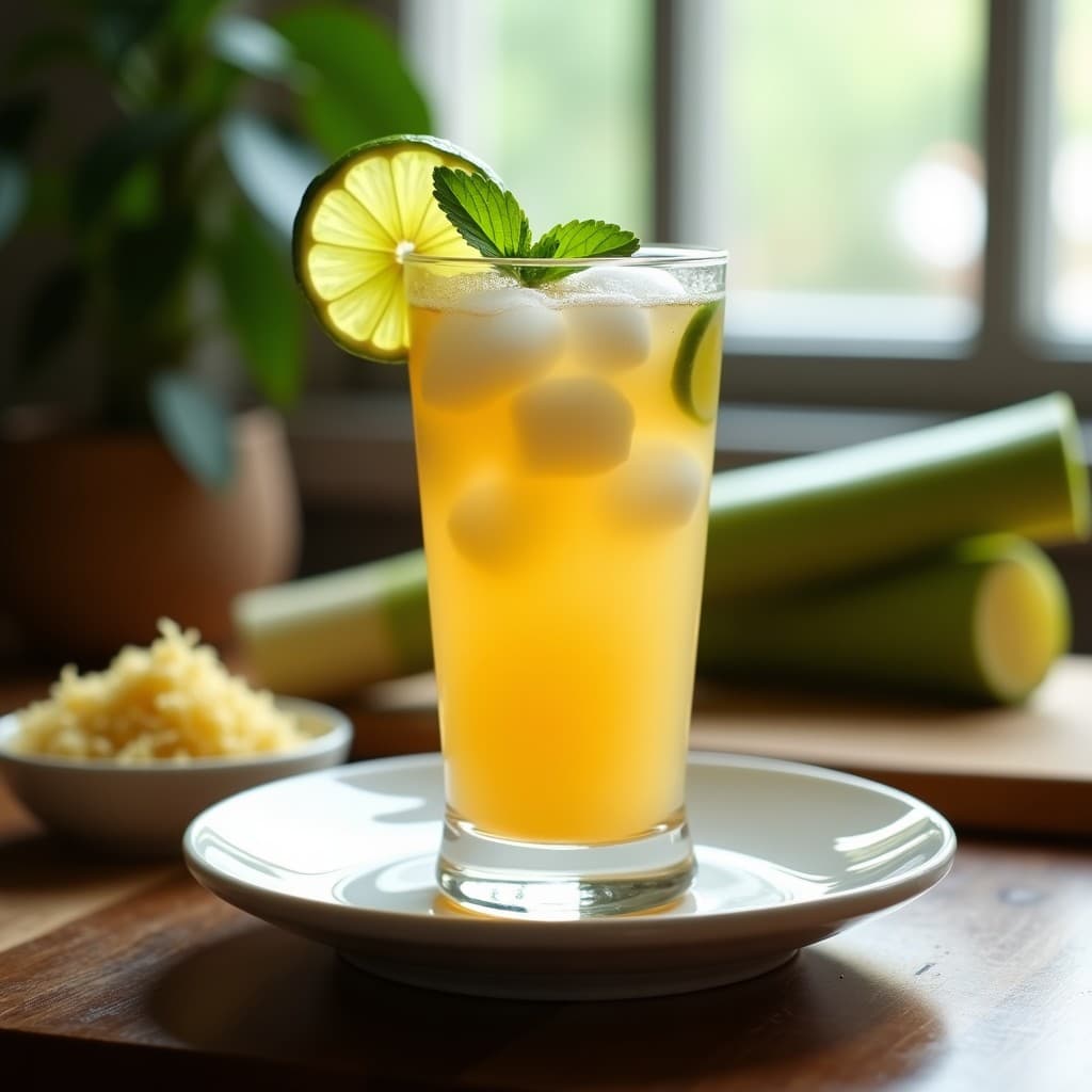 Bebida de Caña de Azúcar y Jengibre: Infusión Detox Venezolana Sin Alcohol