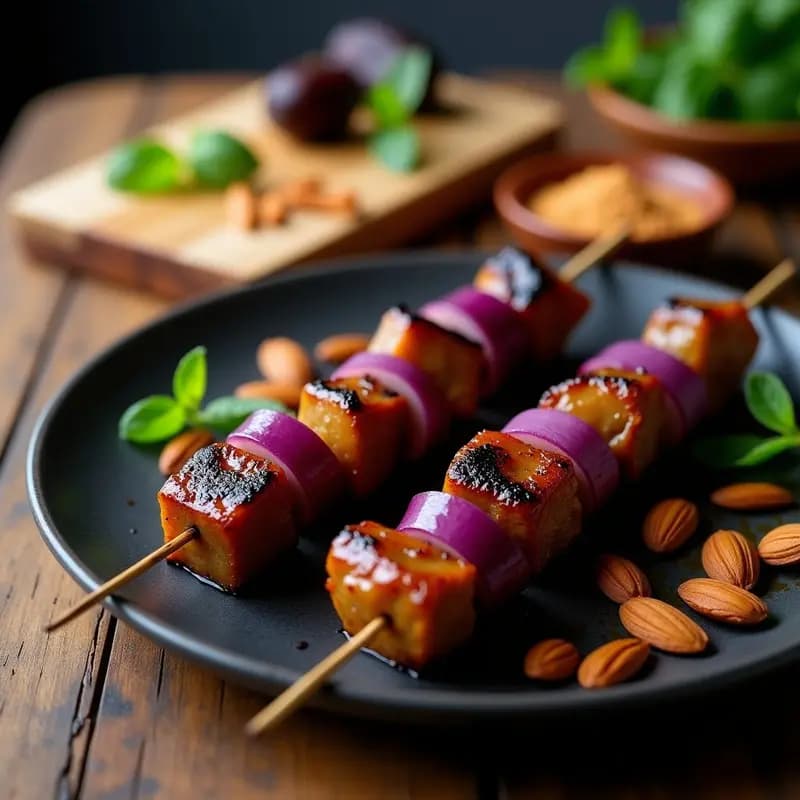 Brochetas Marroquíes de Cordero y Dátiles: Receta de Ramadán en Barbacoa