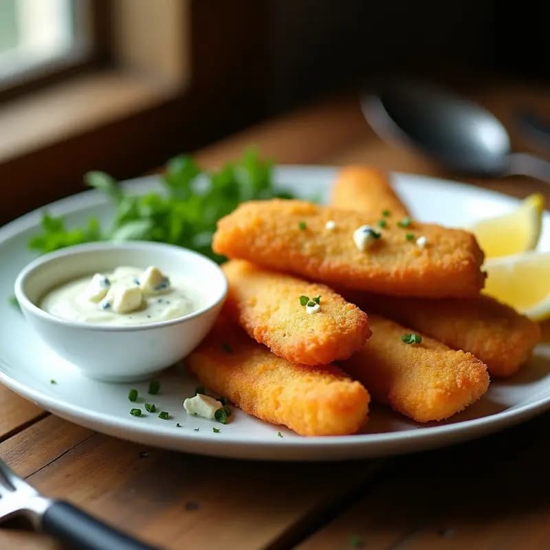 Chilenos con Salsa de Queso Azul: Aperitivo Argentino con Toque Gourmet