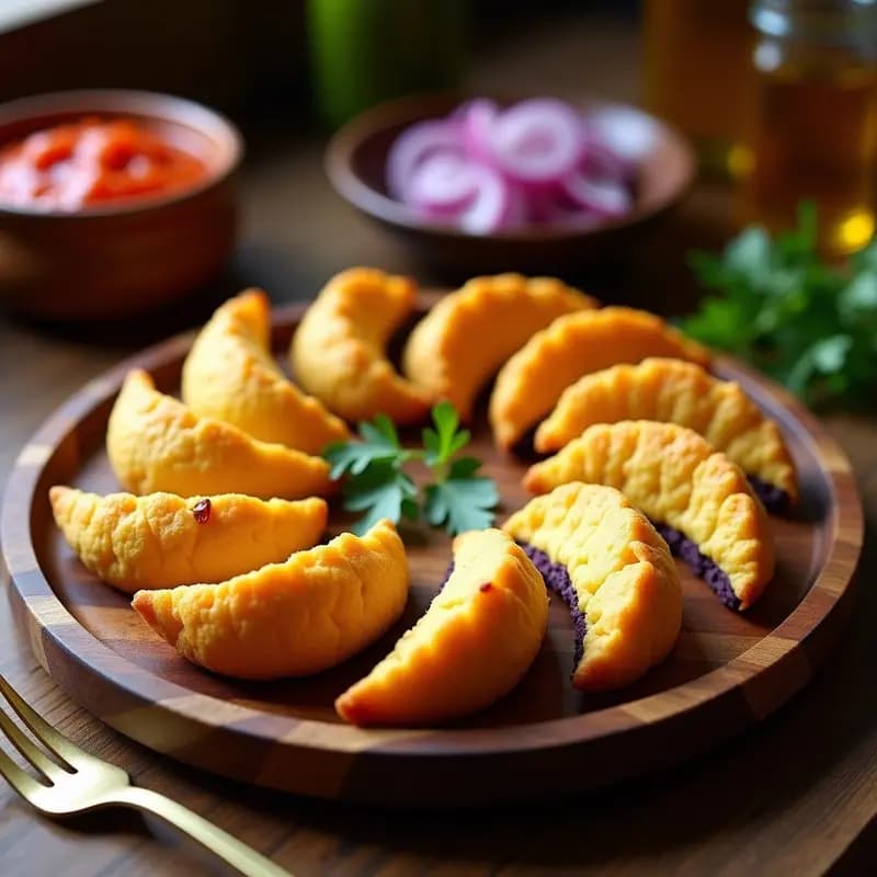 Chuños de Papa Morada y Queso Andino: Receta Boliviana Vegana para Aperitivo