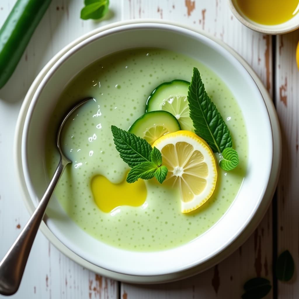 Crema Fría de Pepino y Aloe Vera con Limón: Receta Detox y Rehidratante en 10 Minutos