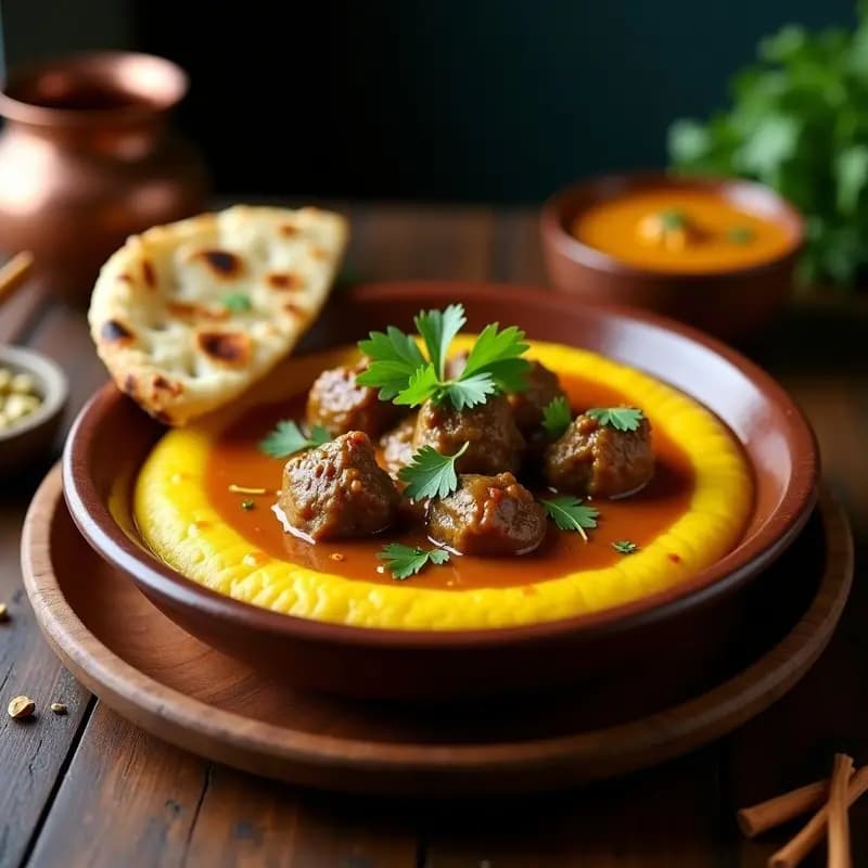Curry de Cordero con Puré de Coliflor y Cúrcuma: Receta India Alta en Proteína y Antiinflamatoria