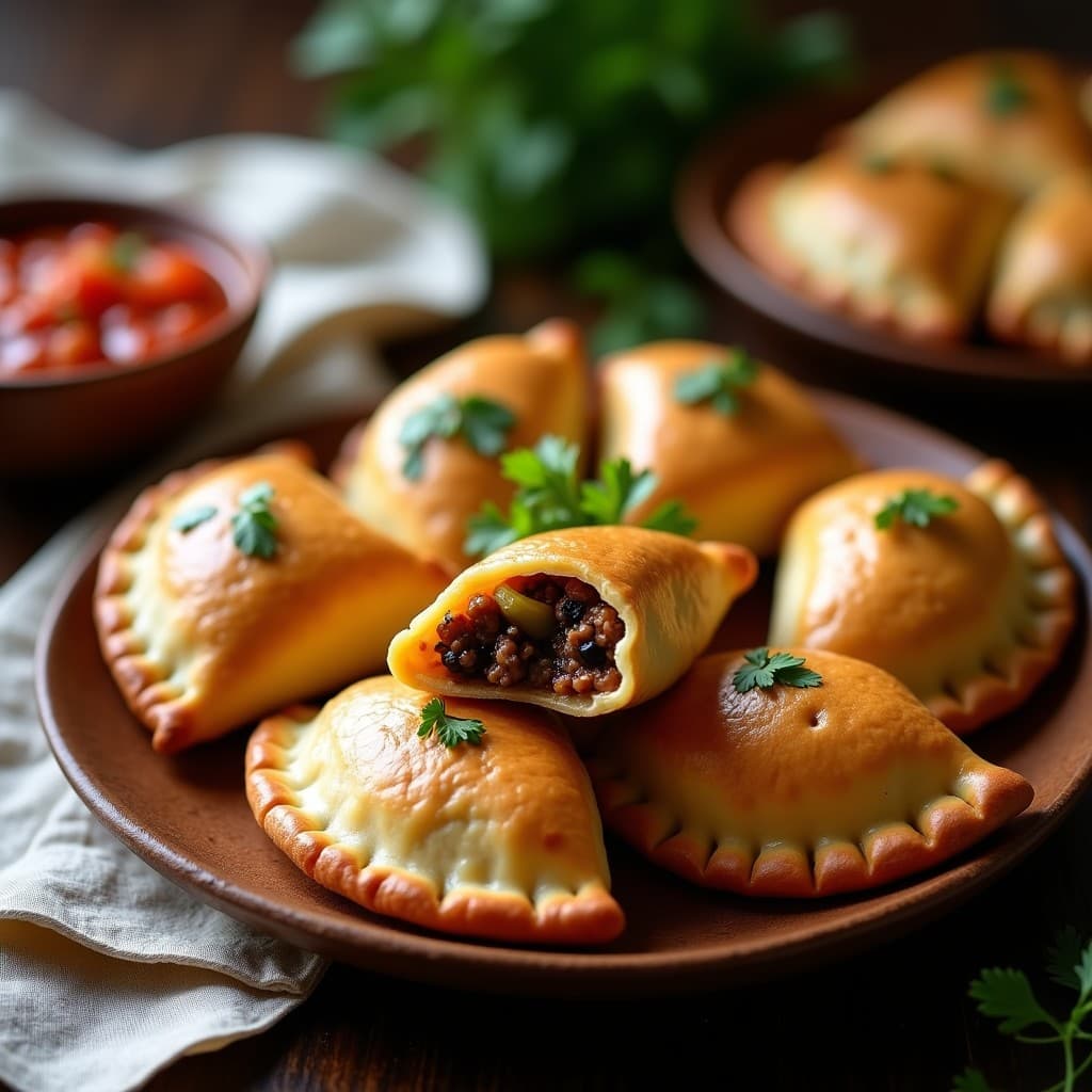 Empanadas Argentinas de Carne Picante y Queso Tybo: Receta en Airfryer