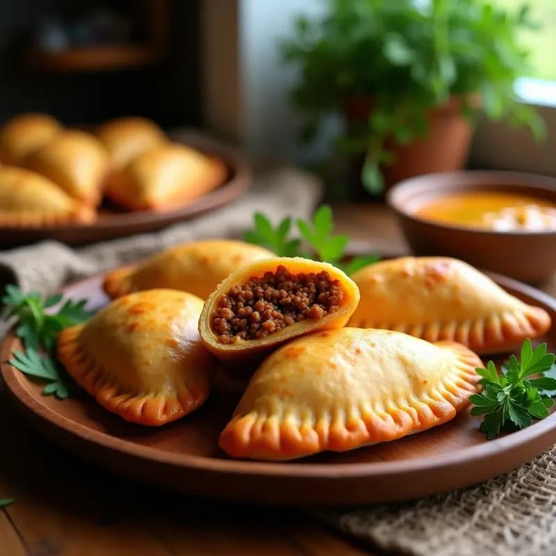 Empanadas de Chorizo Vegano y Puré de Ñame: Receta Puerto Riqueña en Airfryer