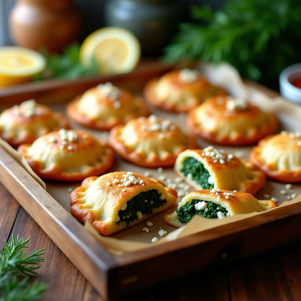 Empanadas de Espinaca y Queso Feta con Masa de Almendra: Receta keto en thermomix sin gluten