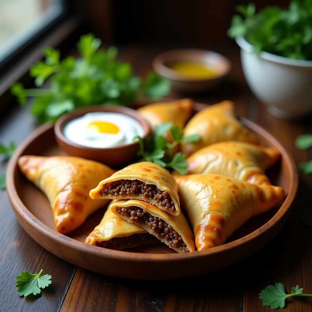 Empanadas de Harina de Plátano Verde y Carne de Soja: Receta Americana Sin Gluten en Airfryer