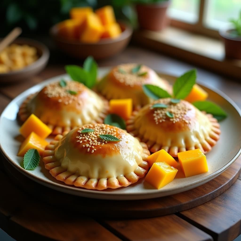 Empanadas de Mango y Queso Crema: Receta Colombiana Dulce y Salada en Airfryer