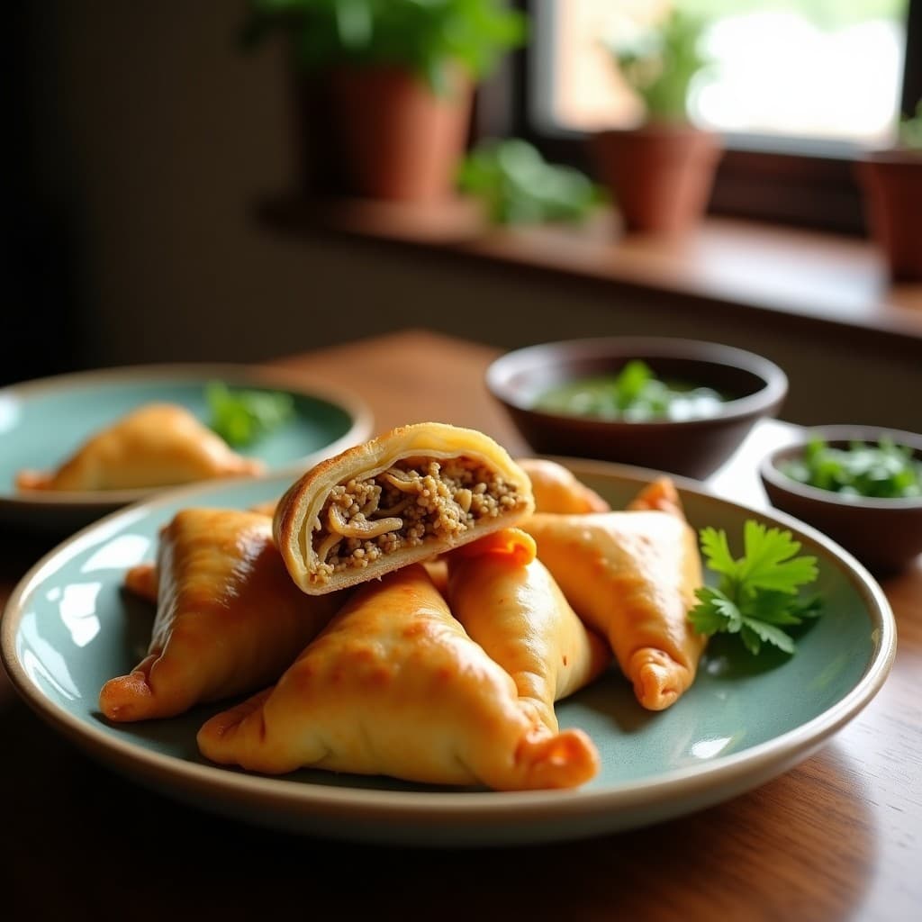 Empanadas de Maíz Azul y Pobre asado de Jackfruit: Receta Argentina Vegana en Airfryer