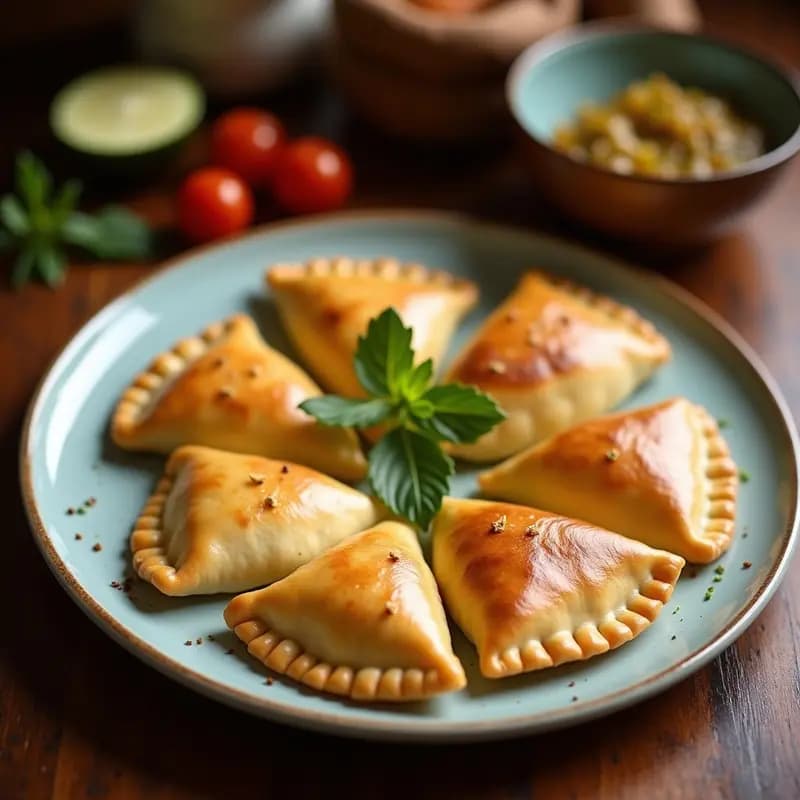 Empanadas de Mote y Queso de Rallado de Coco: Receta Ecuatoriana Sin Lactosa
