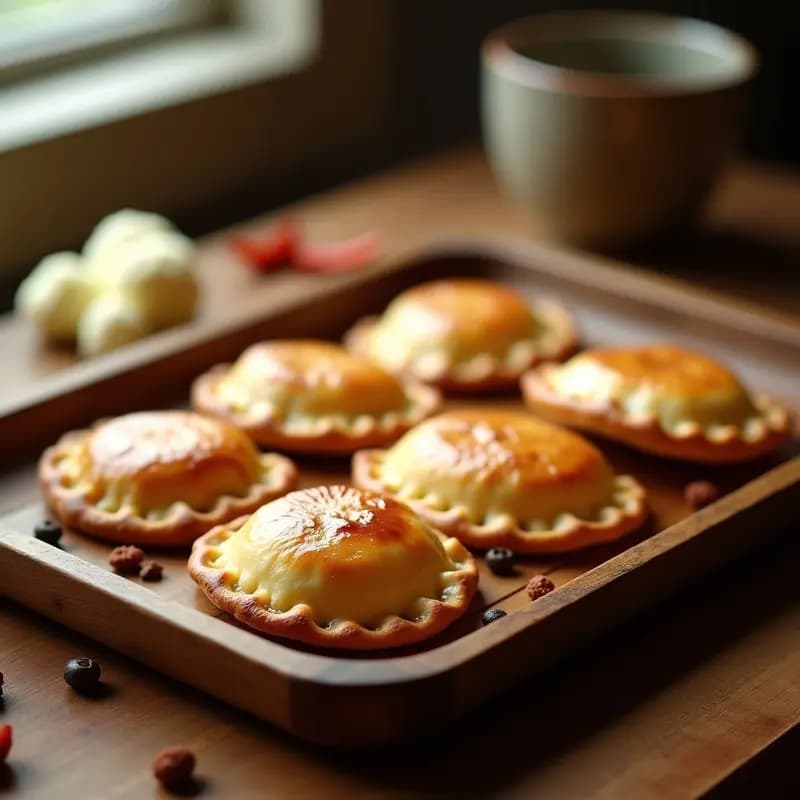 Empanadas de Pino (Chile) con Masa de Coliflor: Receta Tradicional Keto y Sin Harina