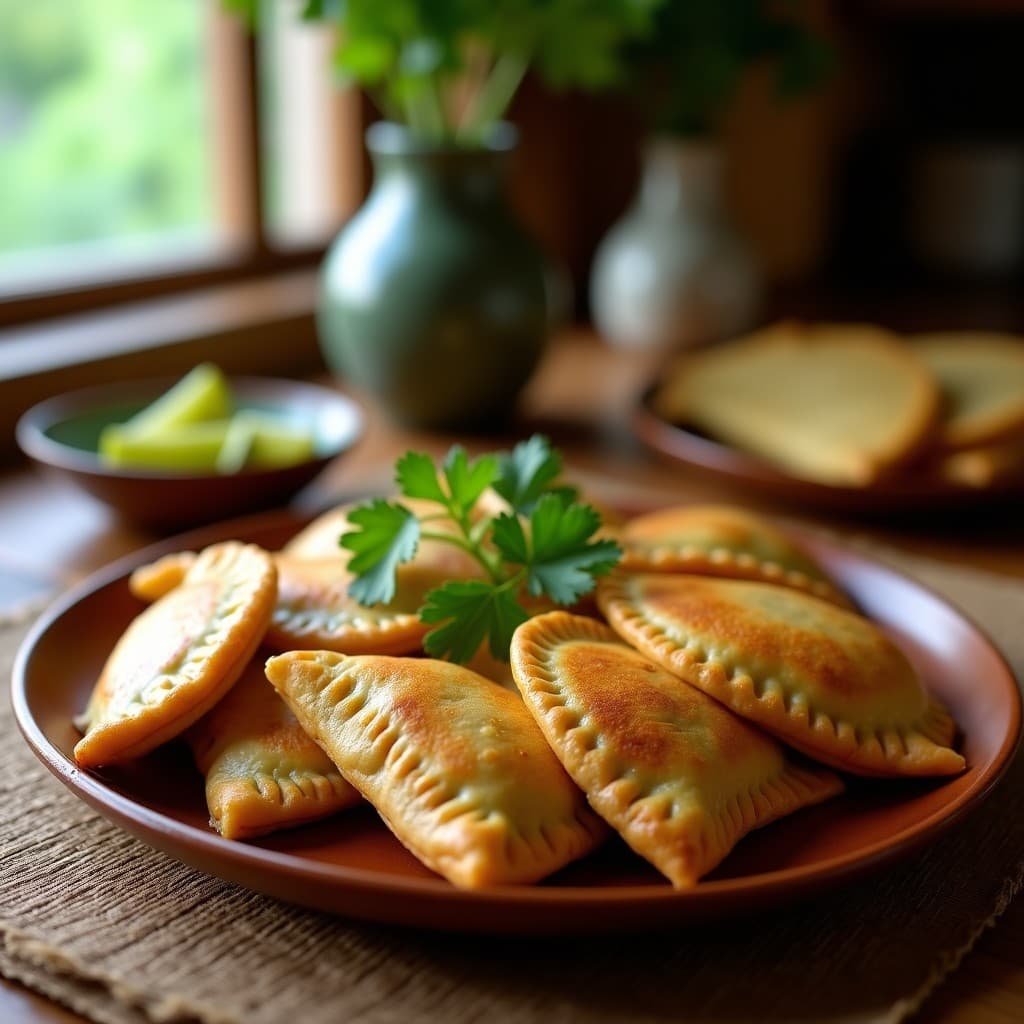 Empanadas de Masa de Plátano Verde con Relleno de Atún y Aceitunas: Receta Puertorriqueña Sin Harina