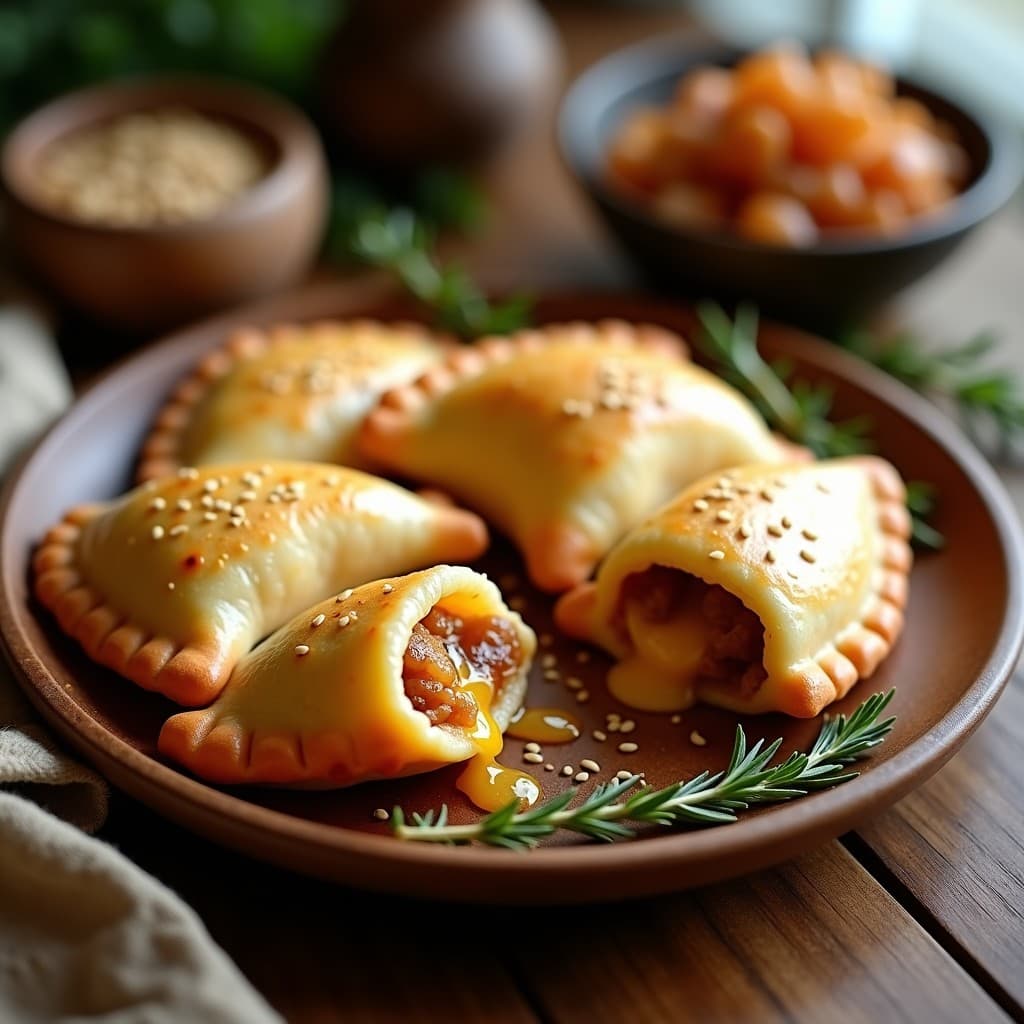 Empanadas de Tapioca con Queso y Cebolla Caramelizada: Receta Sin Gluten en Airfryer