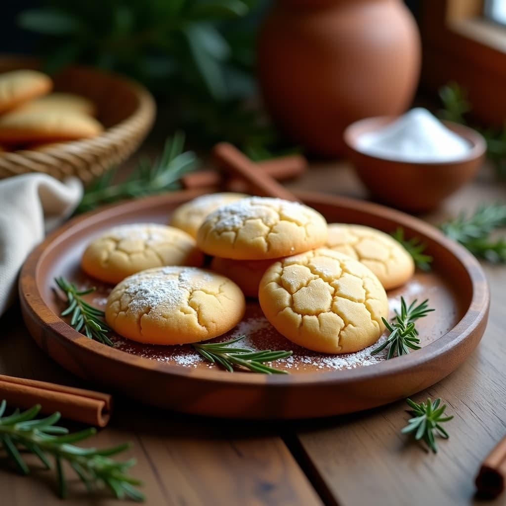 Galletas de Almendra y Romerito: Postre Sin Gluten con Toque Mexicano para Navidad