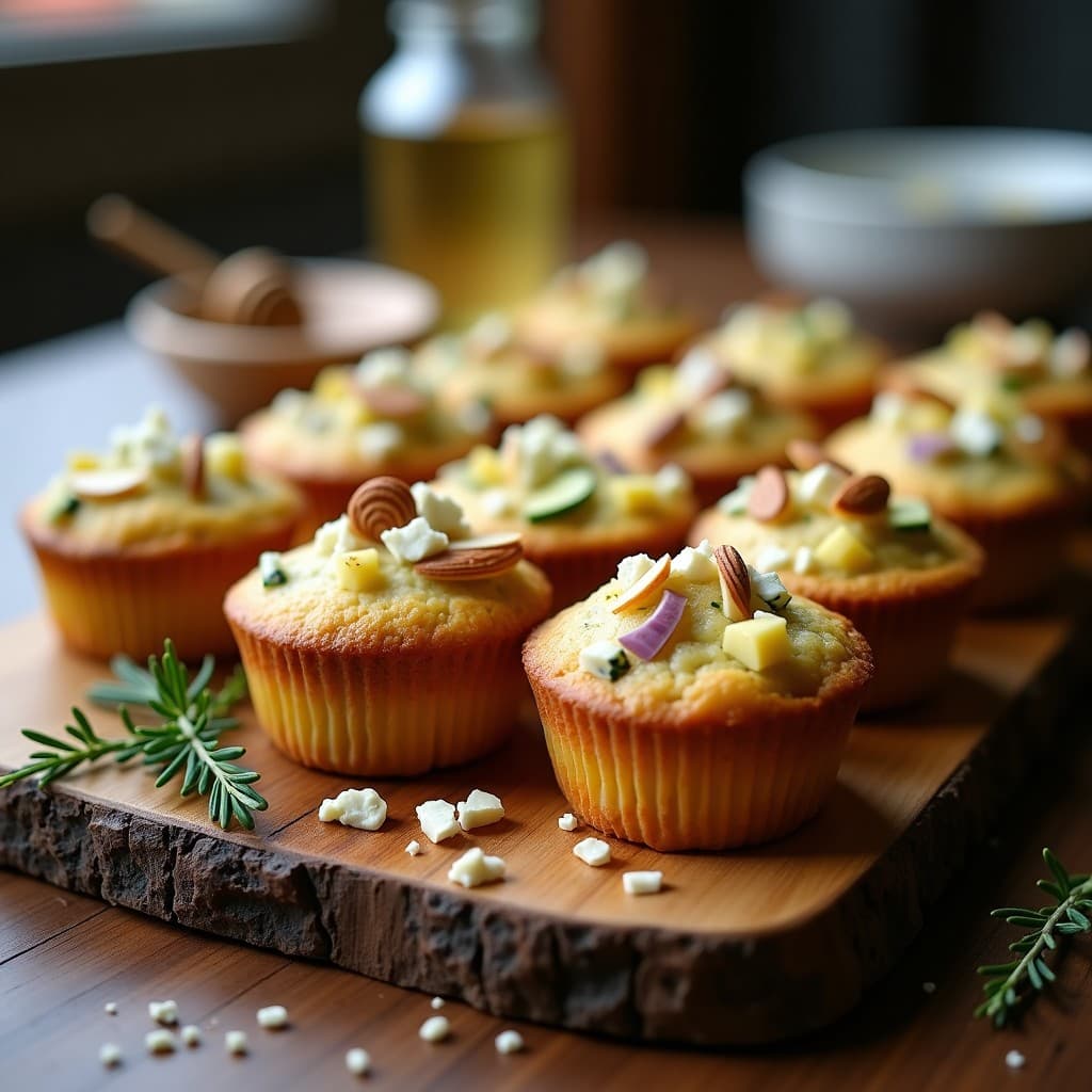 Muffins de Calabacín y Queso Azul: Receta Salada en Thermomix para Aperitivo