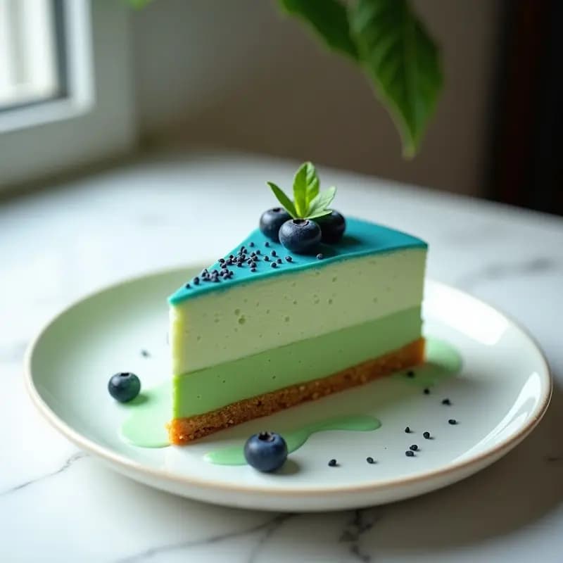Pastel de Queso Japonés con Matcha y Anime: Postre Esponjoso y Sin Horno