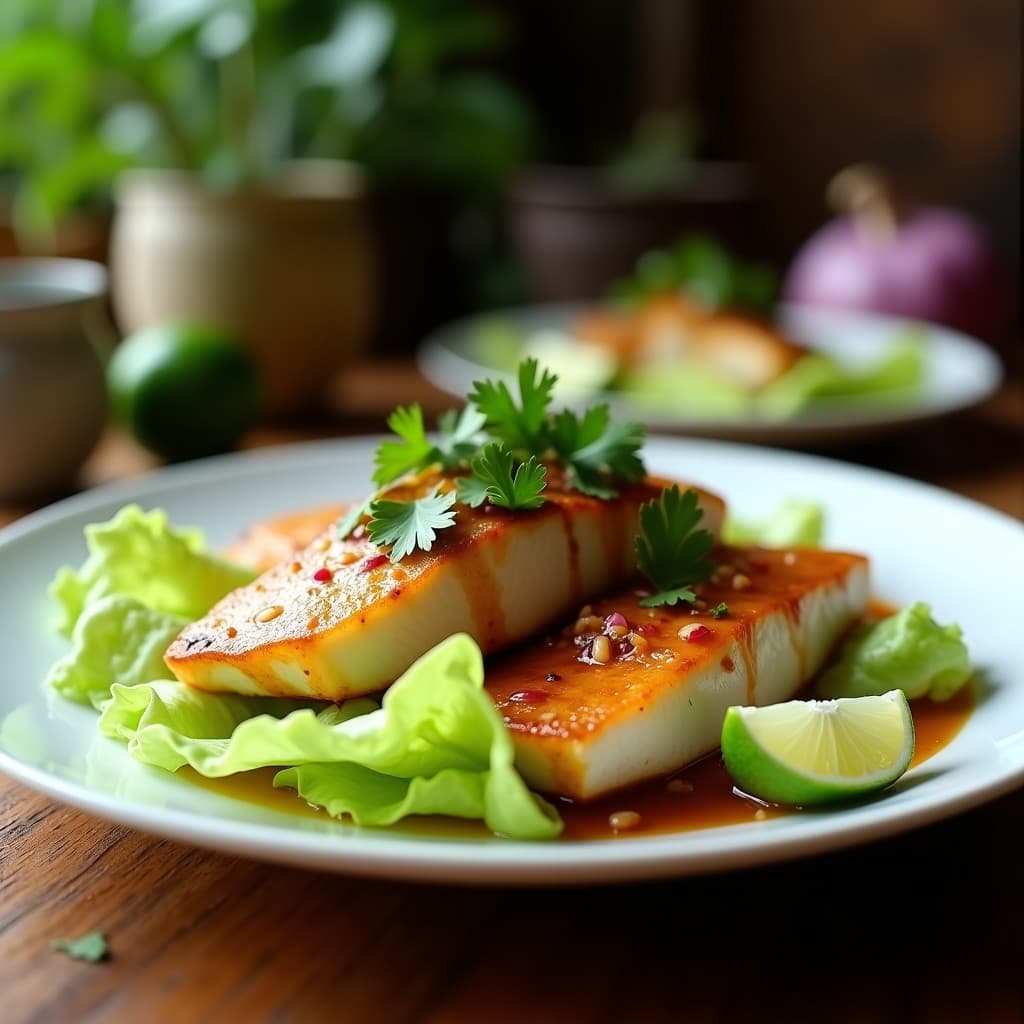 Pescado al Vapor con Salsa de Tamarindo y Lima: Receta Peruana en 20 Minutos Sin Aceite