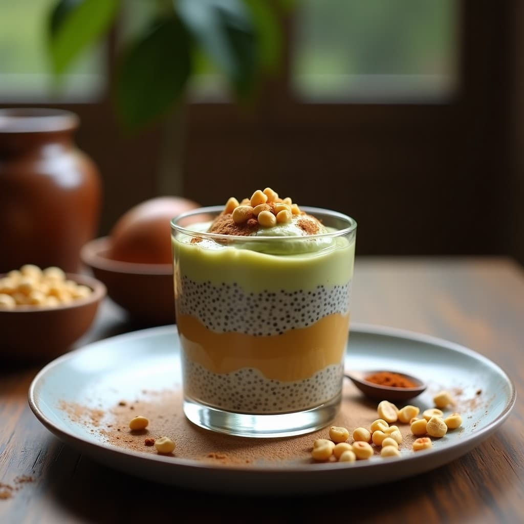 Pudín de Chía y Té Chai: Desayuno Keto Overnight con Especias Indianas