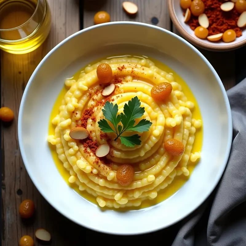 Risotto de Coliflor con Azafrán y Uvas Pasas al Vino Blanco: Receta Persa Vegana y Sin Gluten