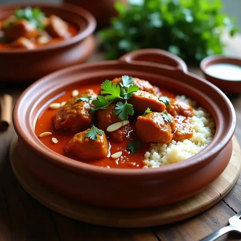Rogani Josh de Cordero con Arroz Basmati: Receta cachemira tradicional y especiada