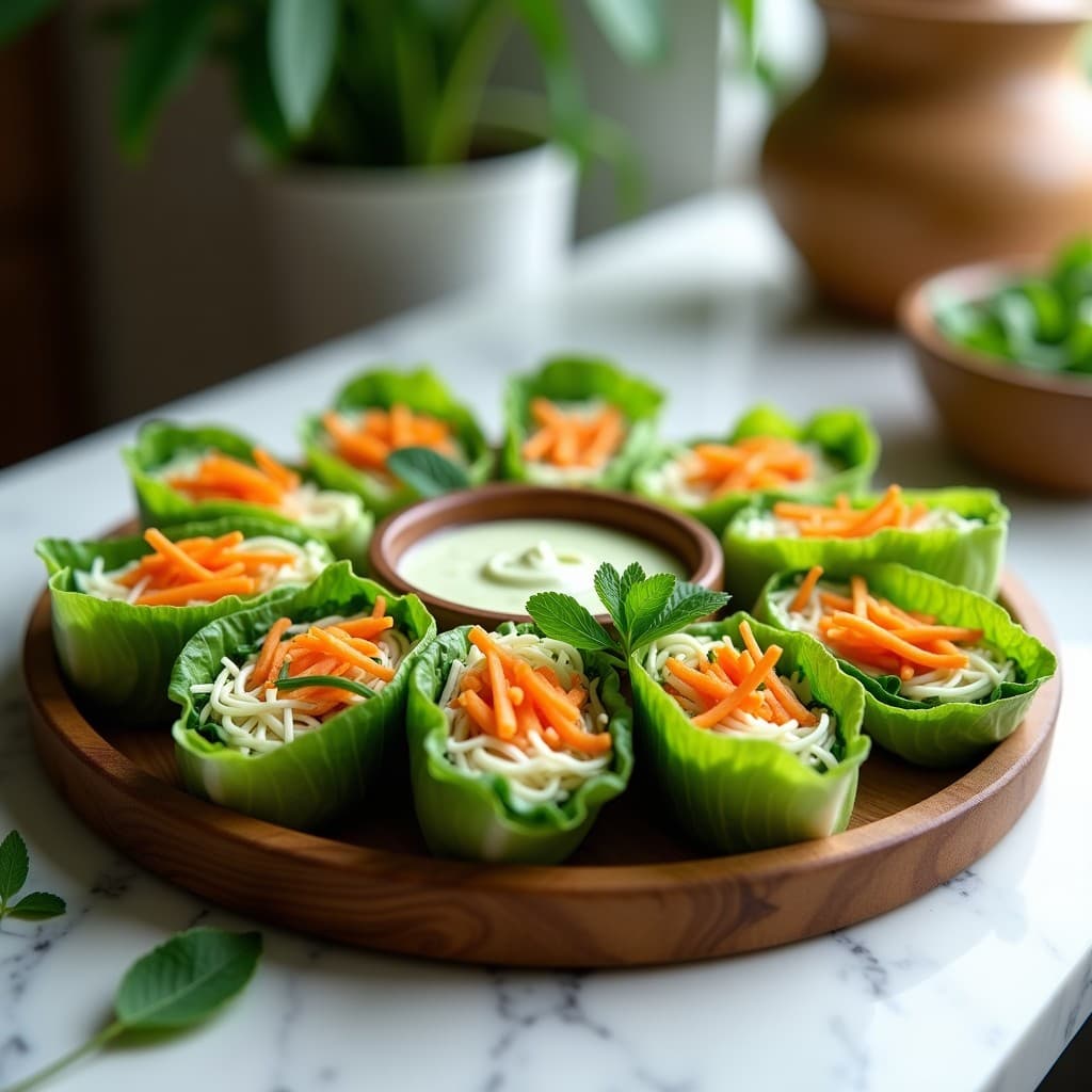 Rollitos de Prima Vera con Pesto de Espinacas y Queso de Castaña: Entrante Vegano en 15 Minutos