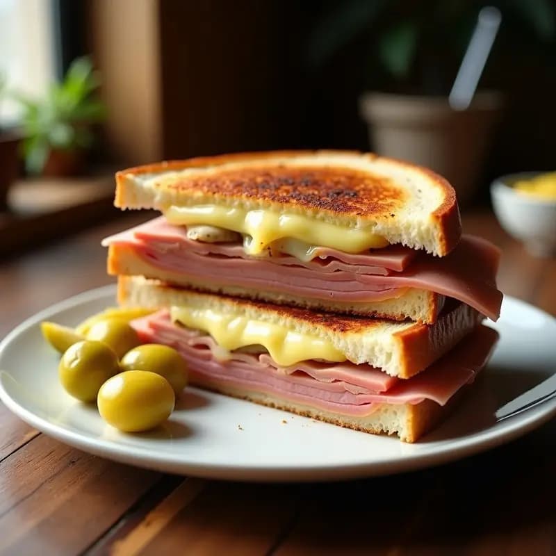 Sándwich Cubano con Cerdo Asado, Jamón y Queso Suizo: Receta para Prensar y Disfrutar