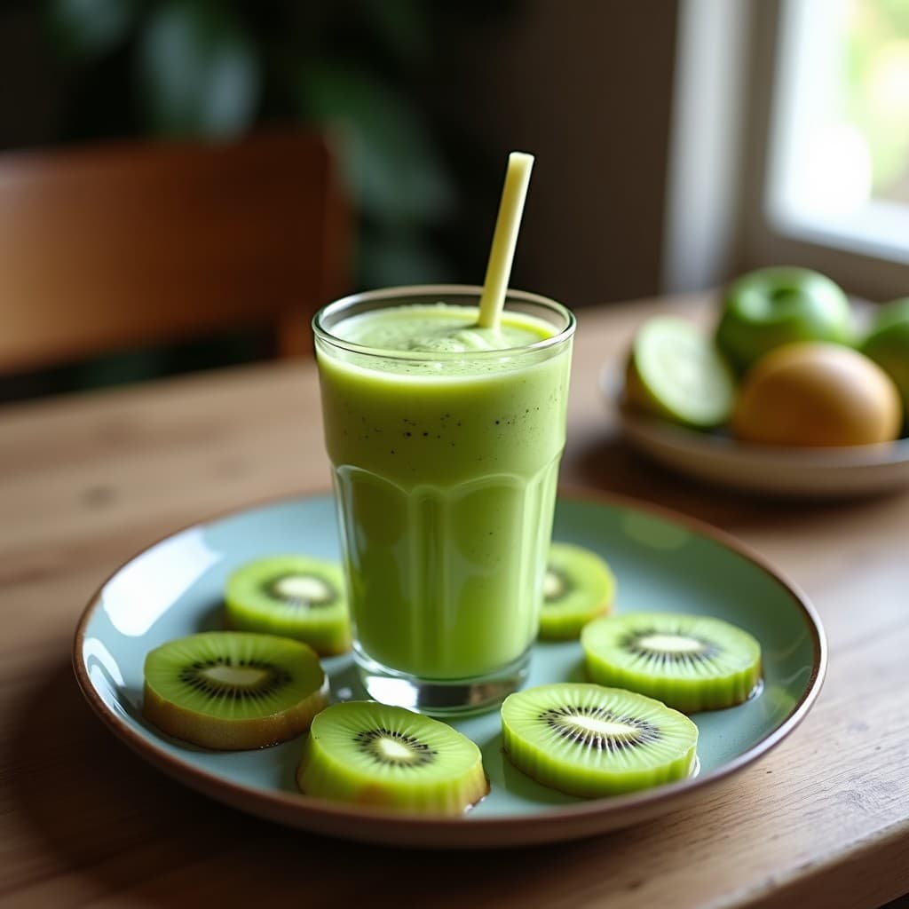 Smoothie de Espinaca y Kiwi con Proteína Vegana: Receta Energética en 5 Minutos