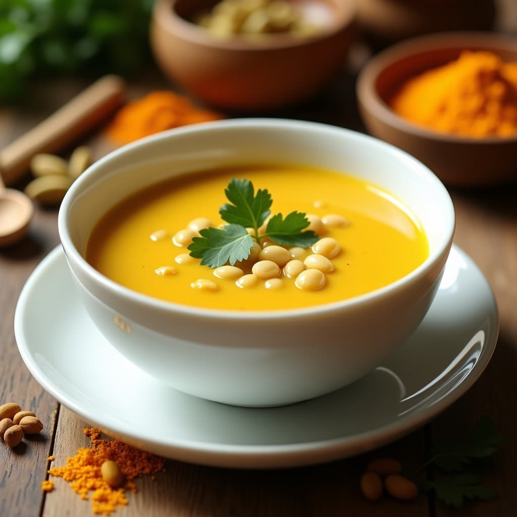 Sopa de Frijoles Mungo y Jengibre: Receta India Detox en Olla Exprés