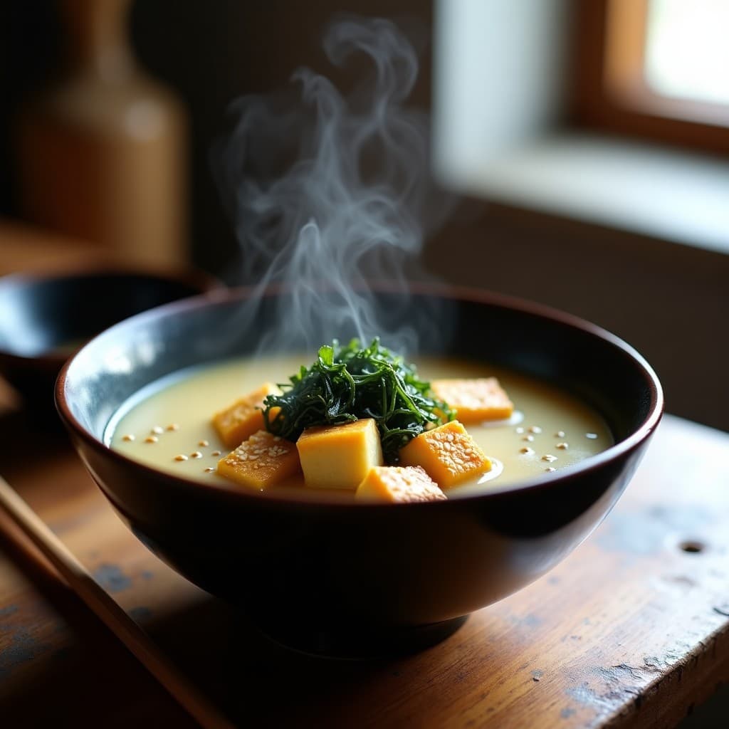 Sopa de Miso y Jengibre: Receta en Airfryer Sin Aceite en 15 Minutos