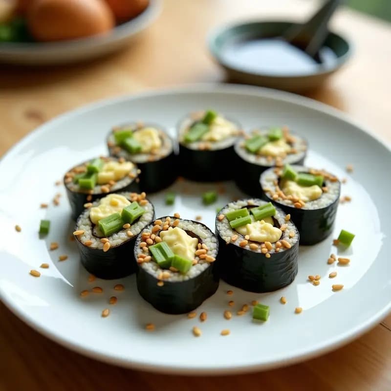 Sushi de Berenjena Asada y Aguacate: Receta Japonesa Sin Arroz y Baja en Carbohidratos