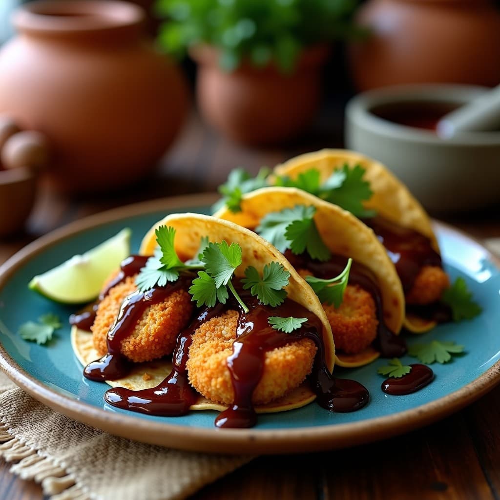 Tacos de Chicharrón de Hongos y Salsa Borracha: Receta Vegana Mexicana en Airfryer
