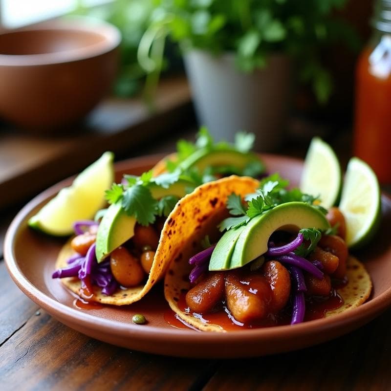 Tacos de Hongos Maitake con Salsa de Guajillo: Receta Vegana al Estilo Tijuana